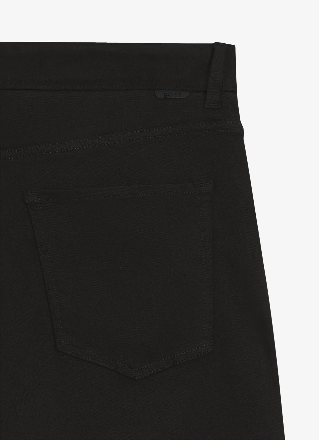 BOSS Delaware slim fit jeans met steekzakken - detail 5 zwart