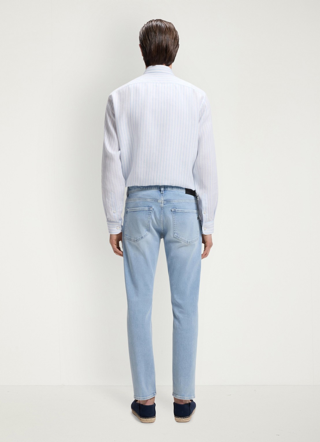 BOSS Delaware slim-fit jeans met stretch - achterkant 4 indigo
