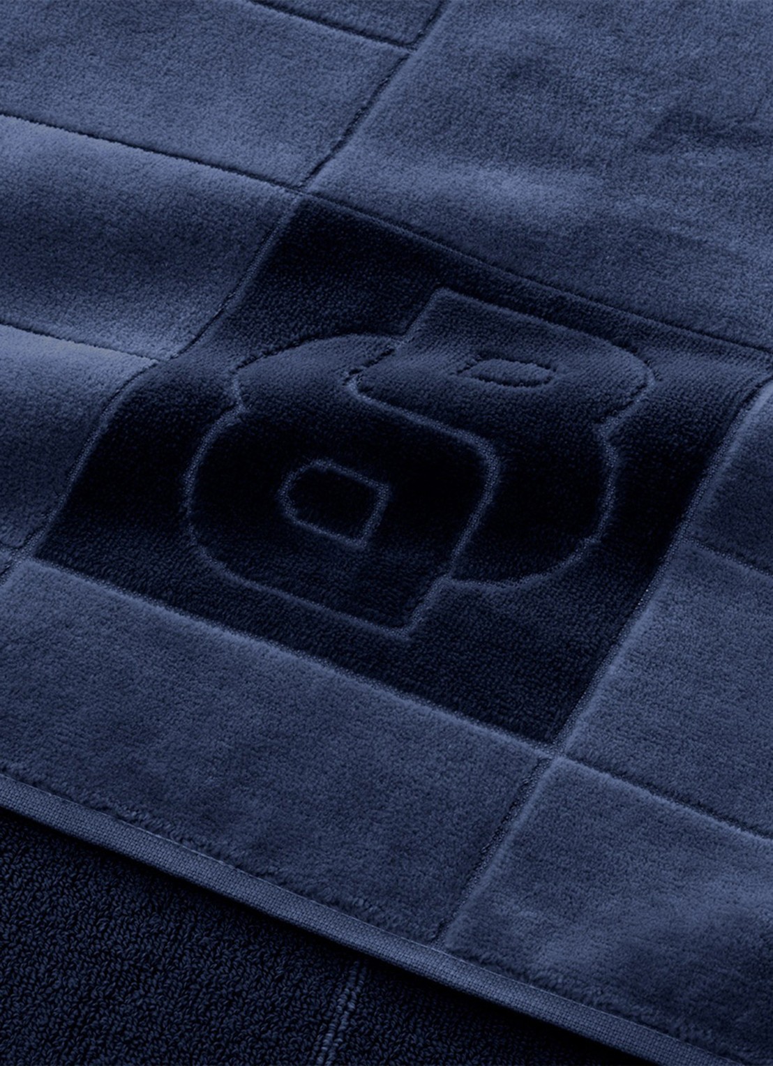 BOSS Double B badmat - 550 gr/m² - 50 x 70 cm - detail 3 blauw