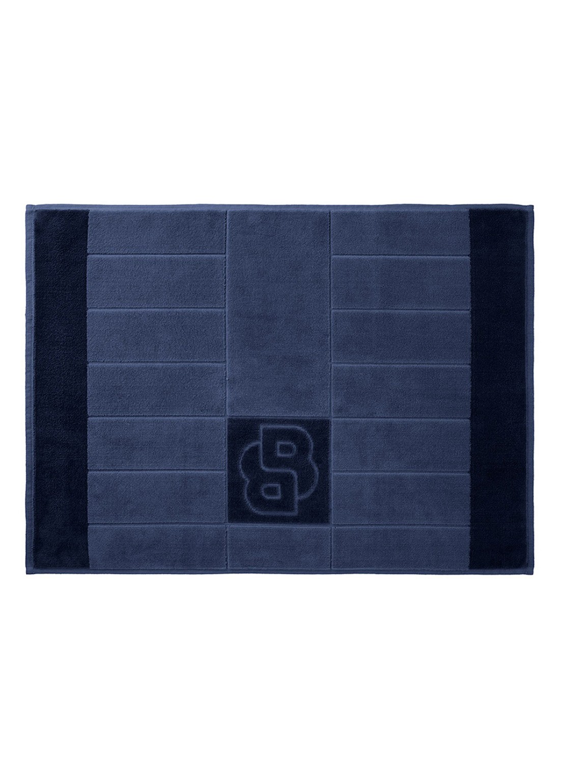 BOSS Double B badmat - 550 gr/m² - 50 x 70 cm - voorkant blauw
