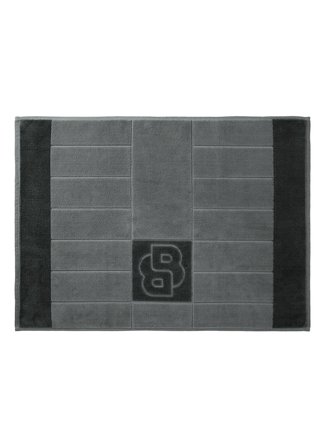 BOSS Double B badmat - 550 gr/m² - 50 x 70 cm - voorkant 3 donkergrijs