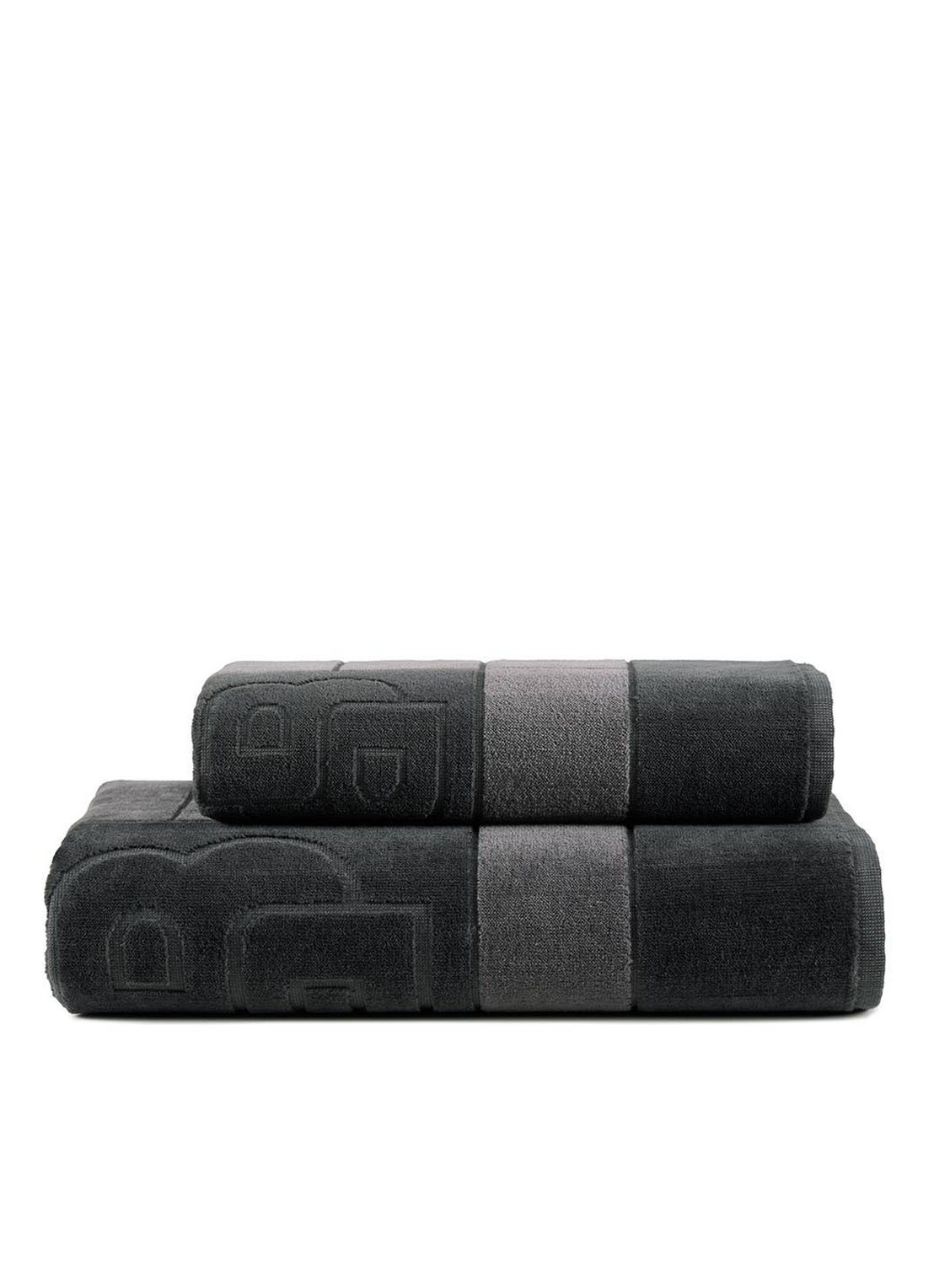 BOSS Double badhanddoek - 50 x 100 cm - detail 5 donkergrijs
