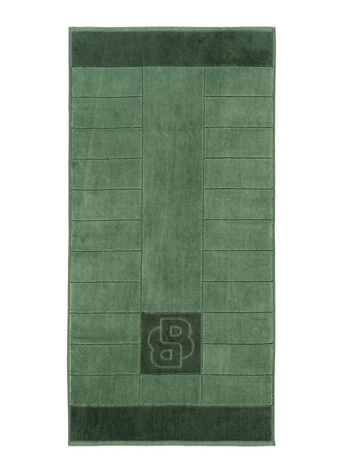 BOSS Double badhanddoek - 50 x 100 cm - voorkant groen