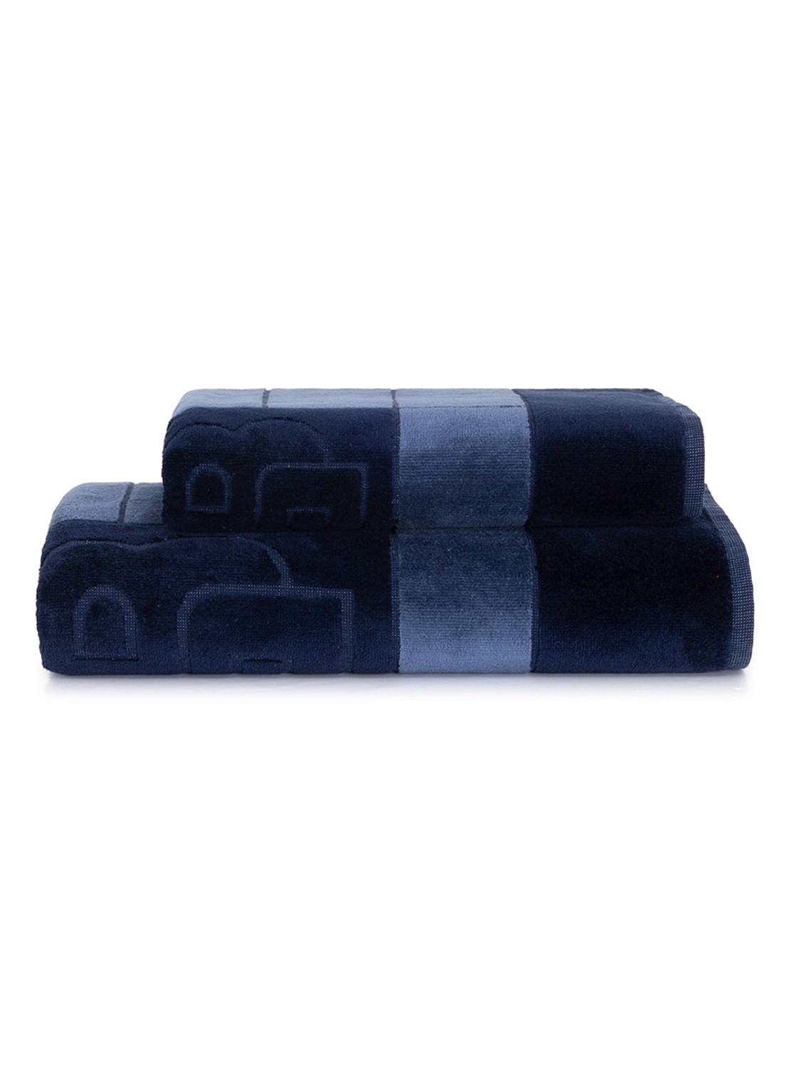 BOSS Double badhanddoek - 50 x 100 cm - detail 3 donkerblauw