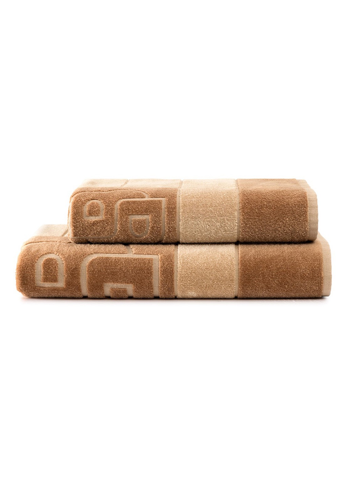 BOSS Double badhanddoek - 50 x 100 cm - detail 3 beige