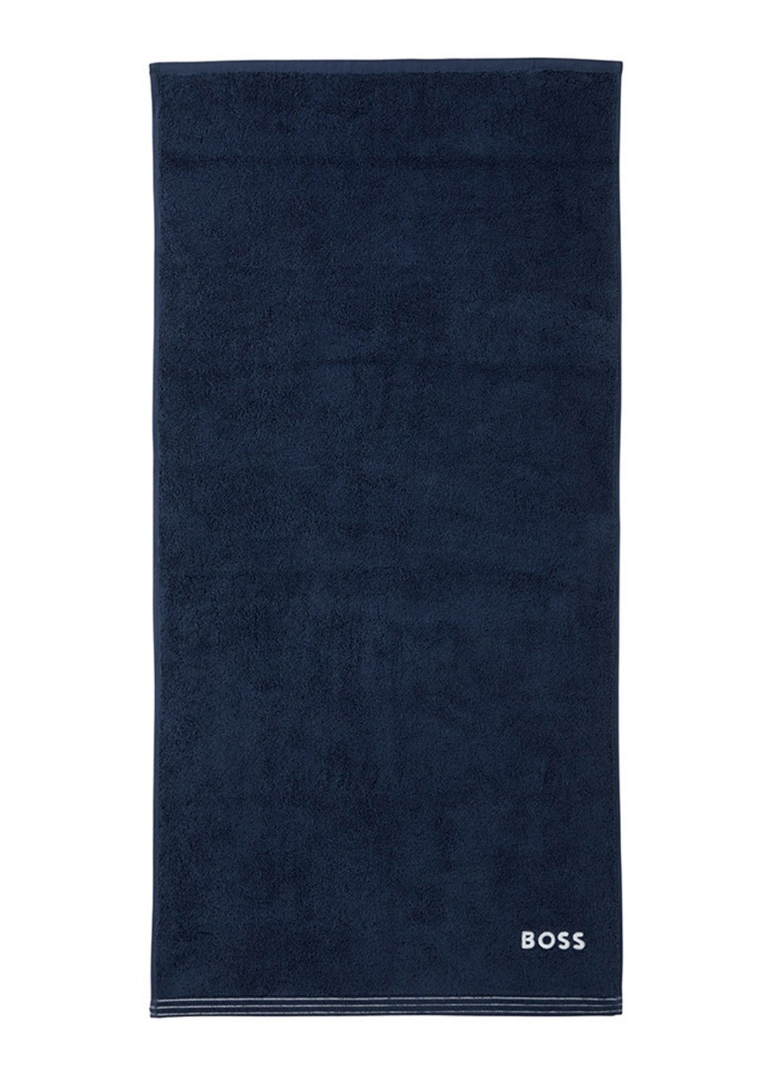BOSS Edge badhanddoek 50 x 100 cm - voorkant 3 donkerblauw
