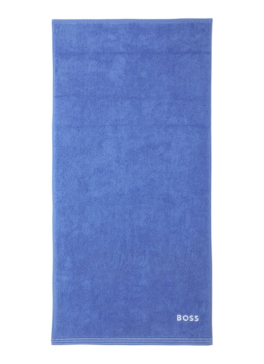 BOSS Edge badhanddoek 50 x 100 cm - voorkant blauw