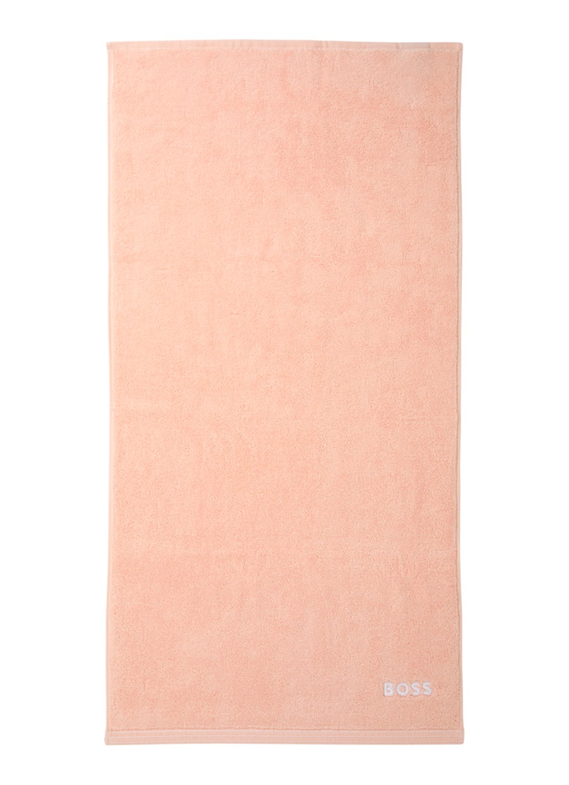 BOSS Edge badhanddoek 50 x 100 cm - voorkant 2 perzikroze