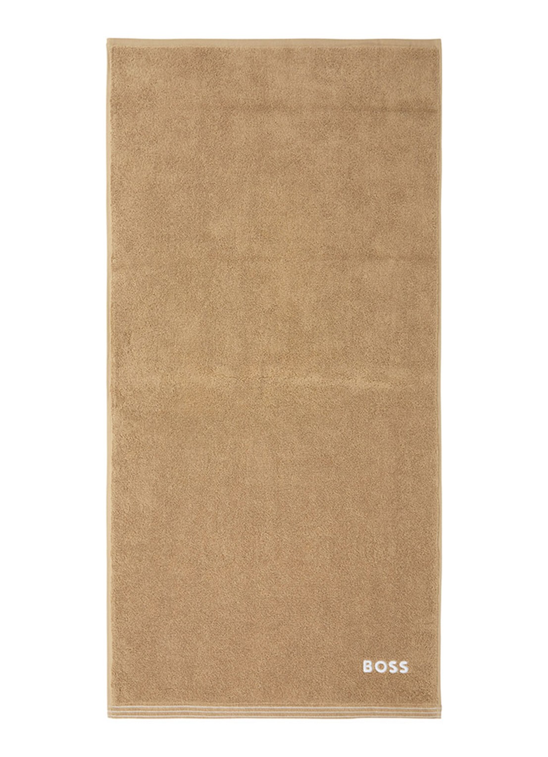 BOSS Edge badhanddoek 50 x 100 cm - voorkant bruin