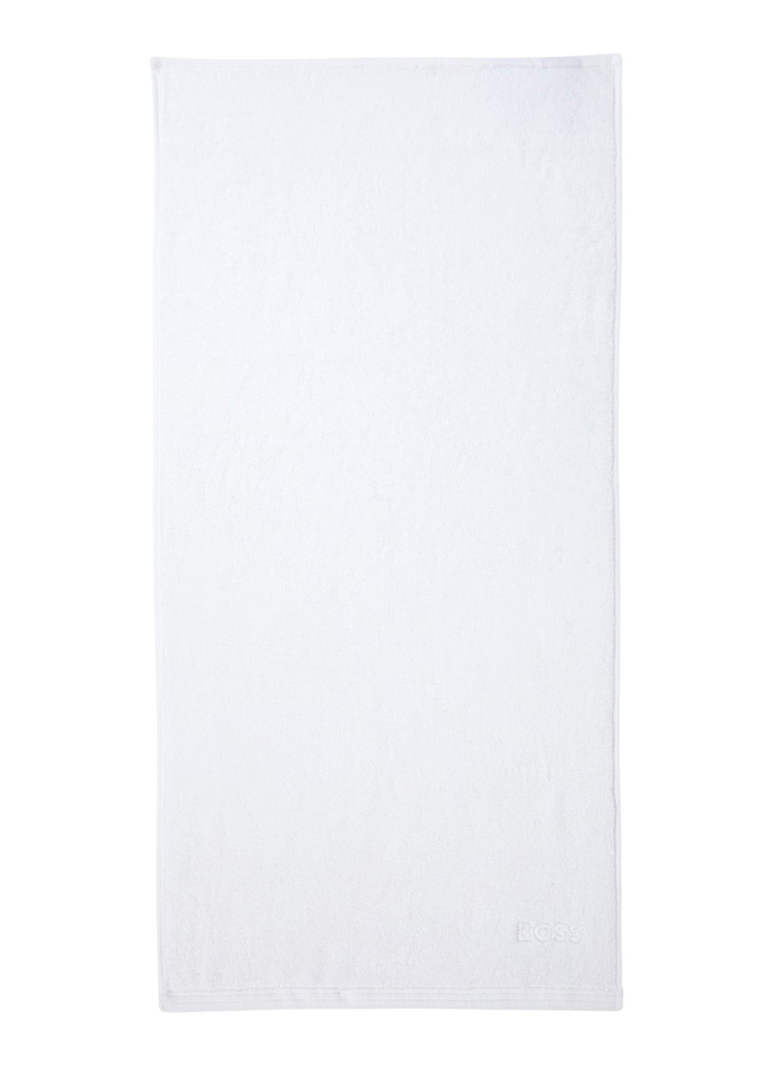 BOSS Edge badhanddoek 50 x 100 cm - voorkant 2 wit