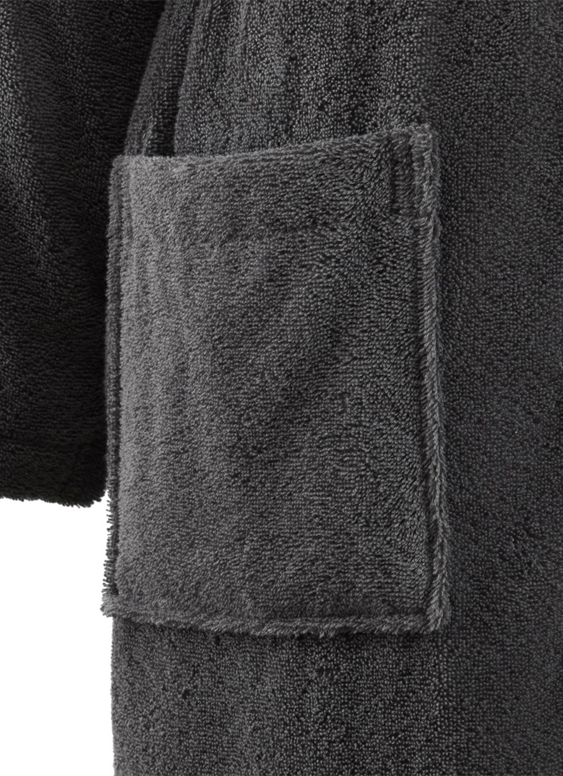 BOSS Edge badjas met logoborduring - detail 3 groen