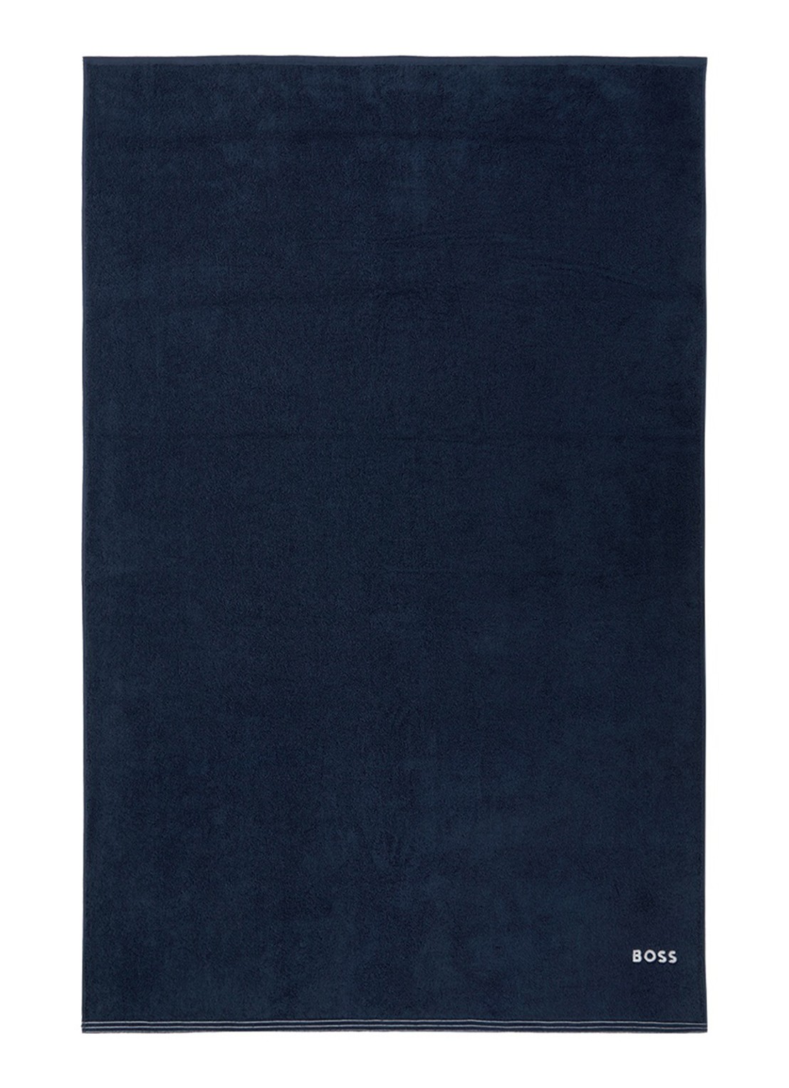 BOSS Edge badlaken - 100 x 150 cm - voorkant 2 donkerblauw