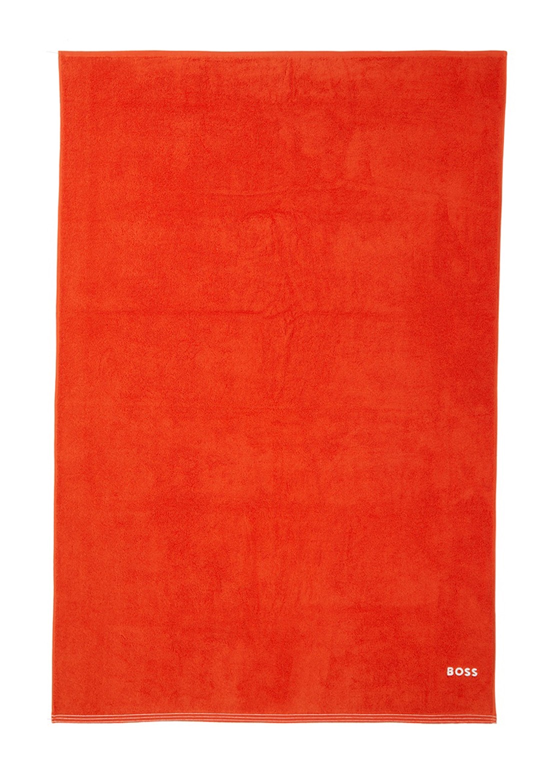 BOSS Edge badlaken - 100 x 150 cm - voorkant oranjerood