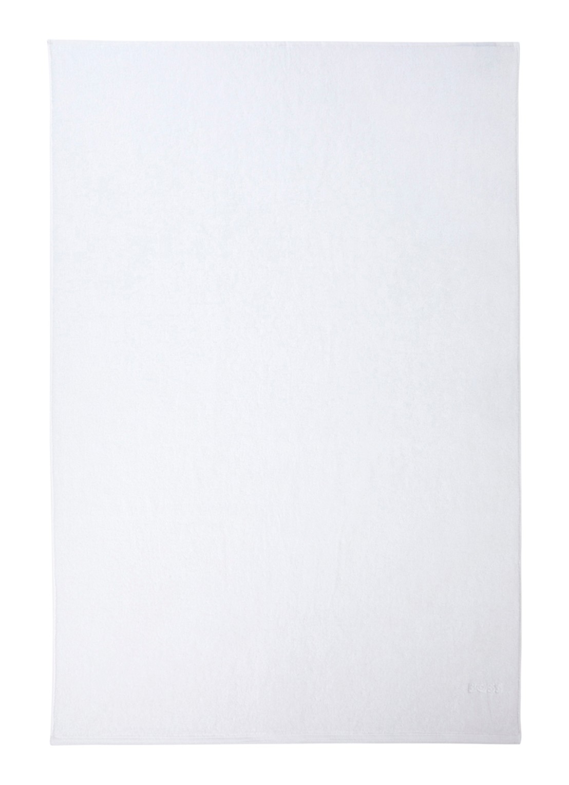 BOSS Edge badlaken - 100 x 150 cm - voorkant 2 wit