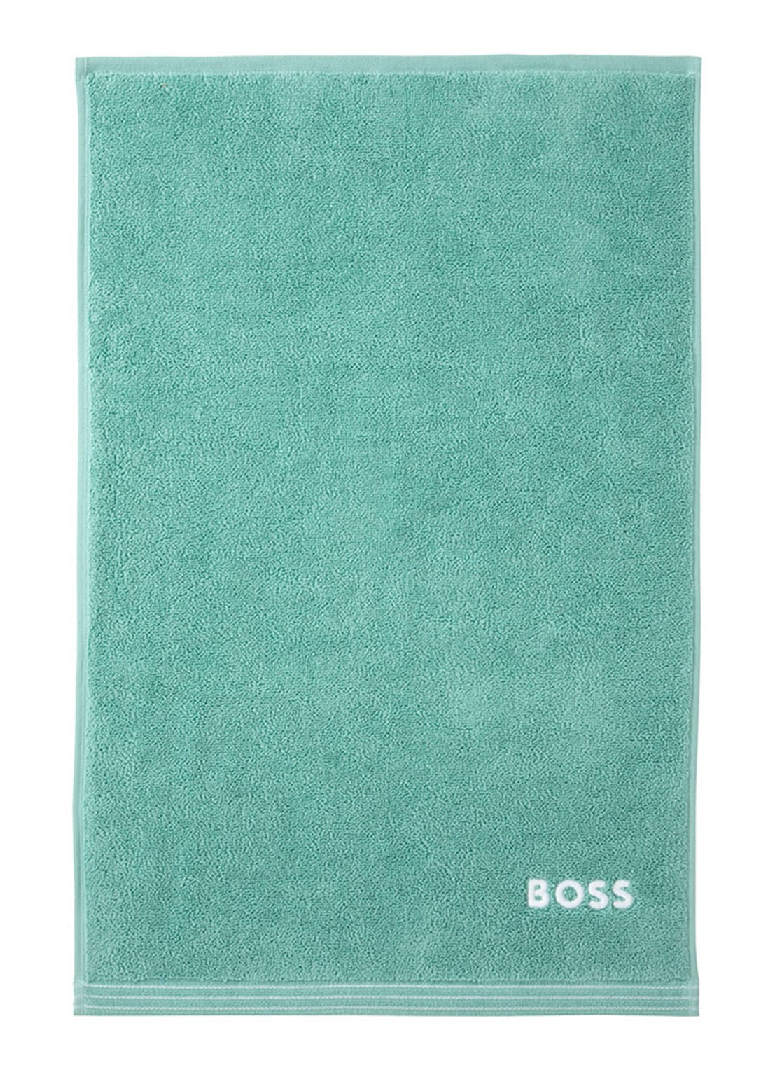 BOSS Edge gastendoek - 40 x 60 cm - voorkant 2 zeegroen