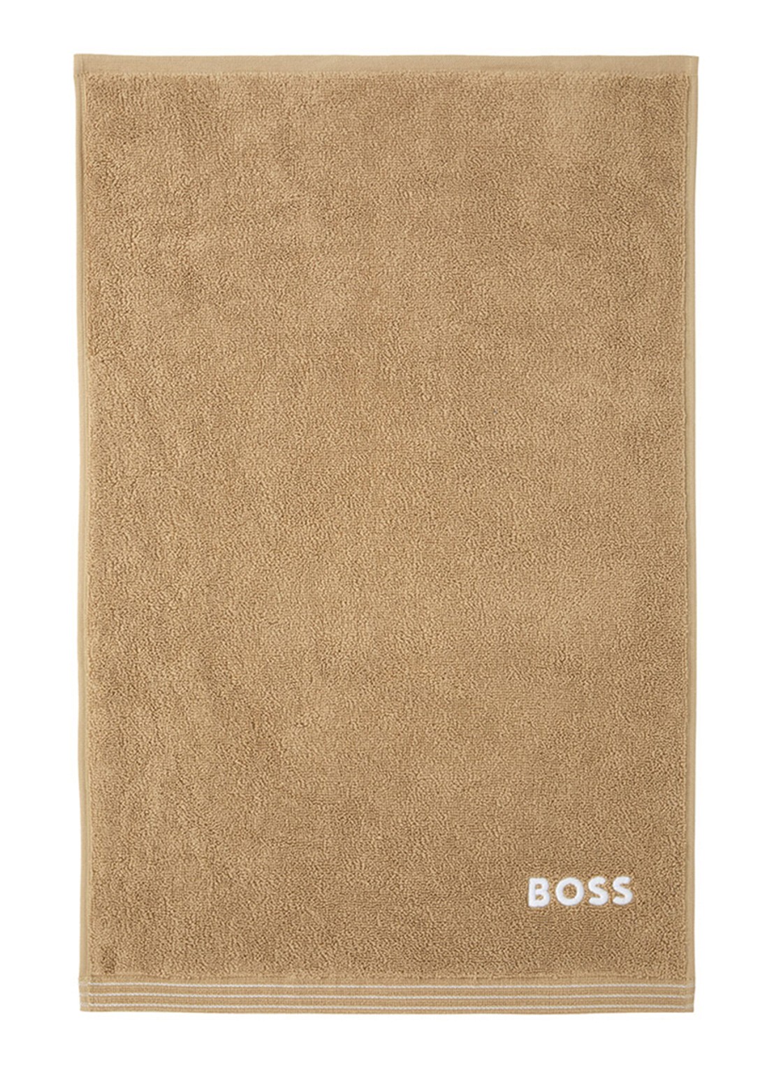 BOSS Edge gastendoek - 40 x 60 cm - voorkant bruin