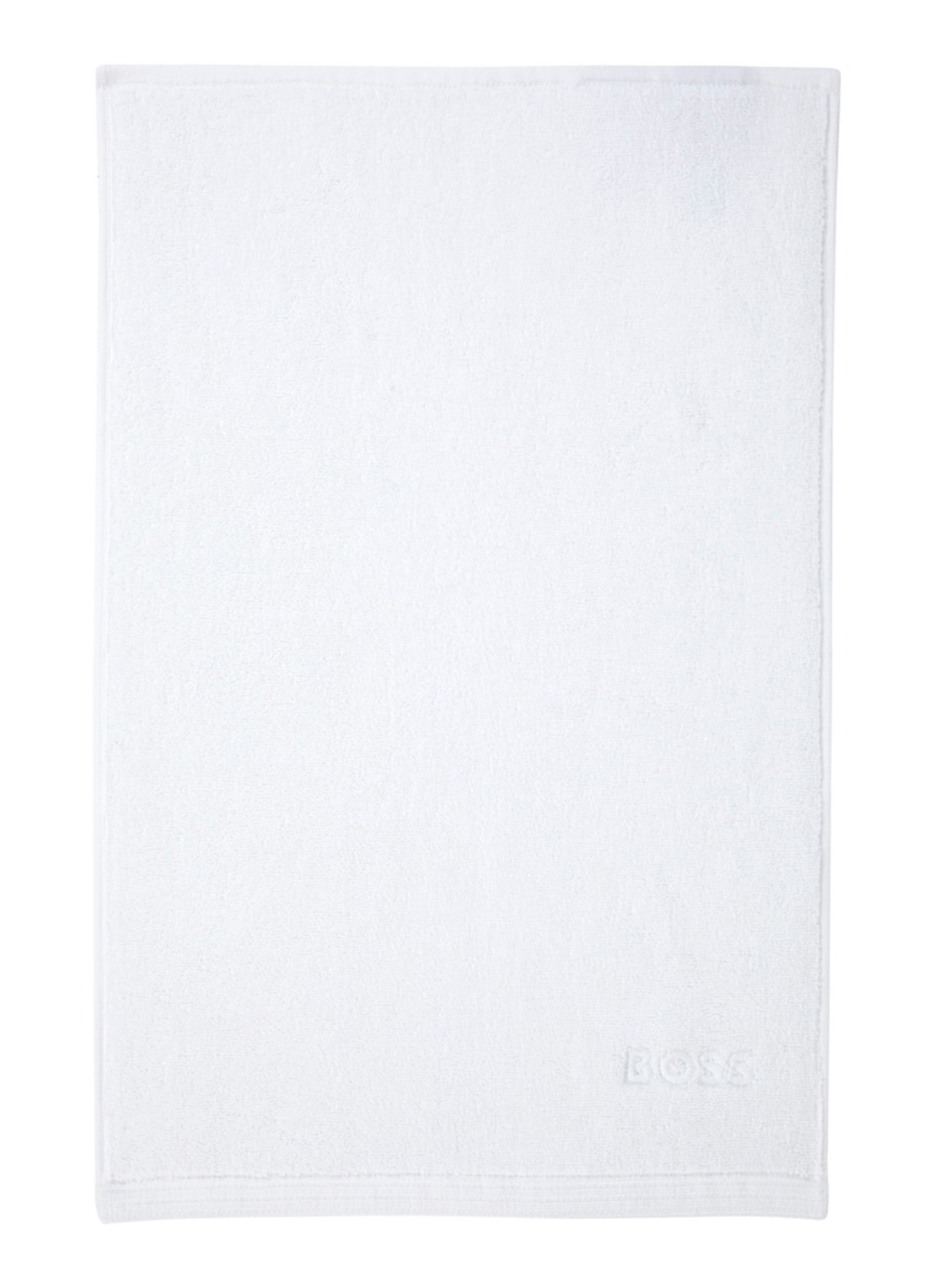 BOSS Edge gastendoek - 40 x 60 cm - voorkant 2 wit