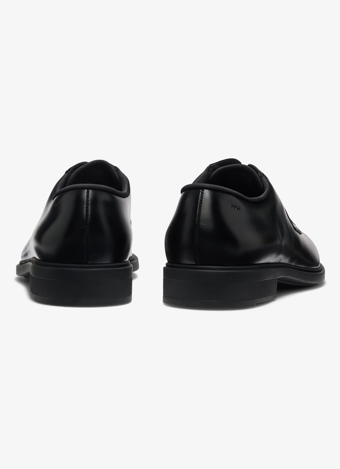 BOSS First Class veterschoen van leer - achterkant 3 zwart