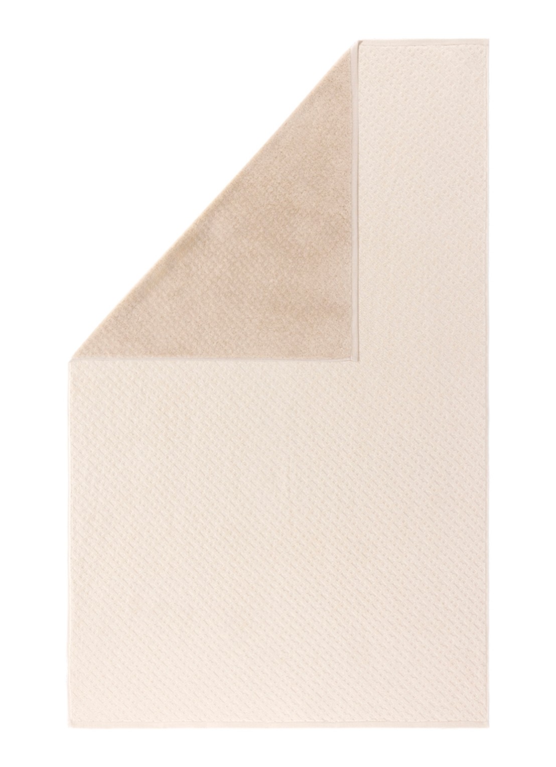 BOSS Frontrow badlaken - 90 x 150 cm - achterkant 2 creme