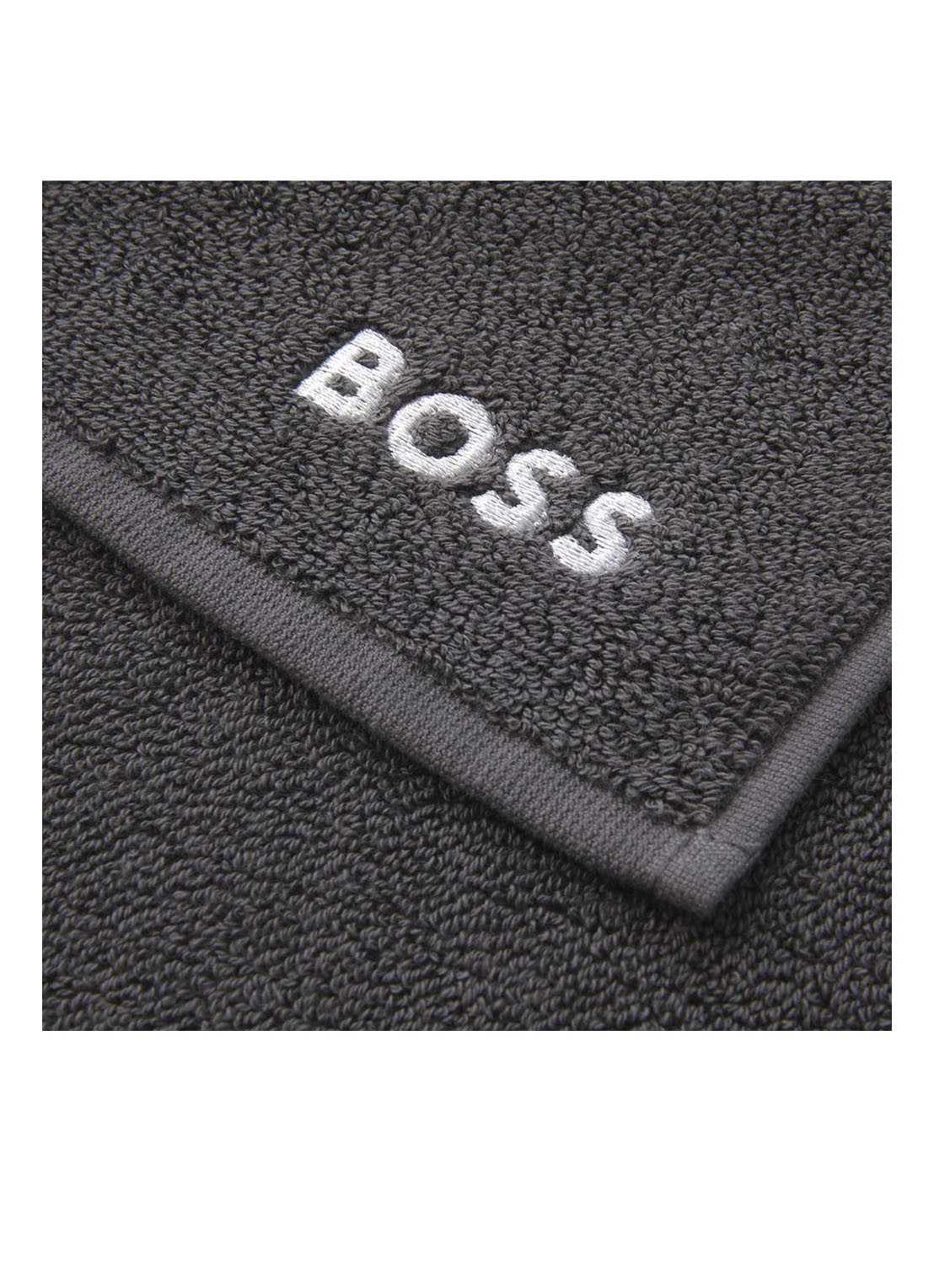 BOSS Gastendoek - 600 gr/m2 - 30 x 30 cm - detail 2 donkergrijs