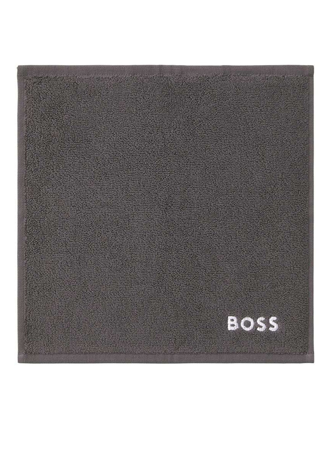 BOSS Gastendoek - 600 gr/m2 - 30 x 30 cm - voorkant donkergrijs