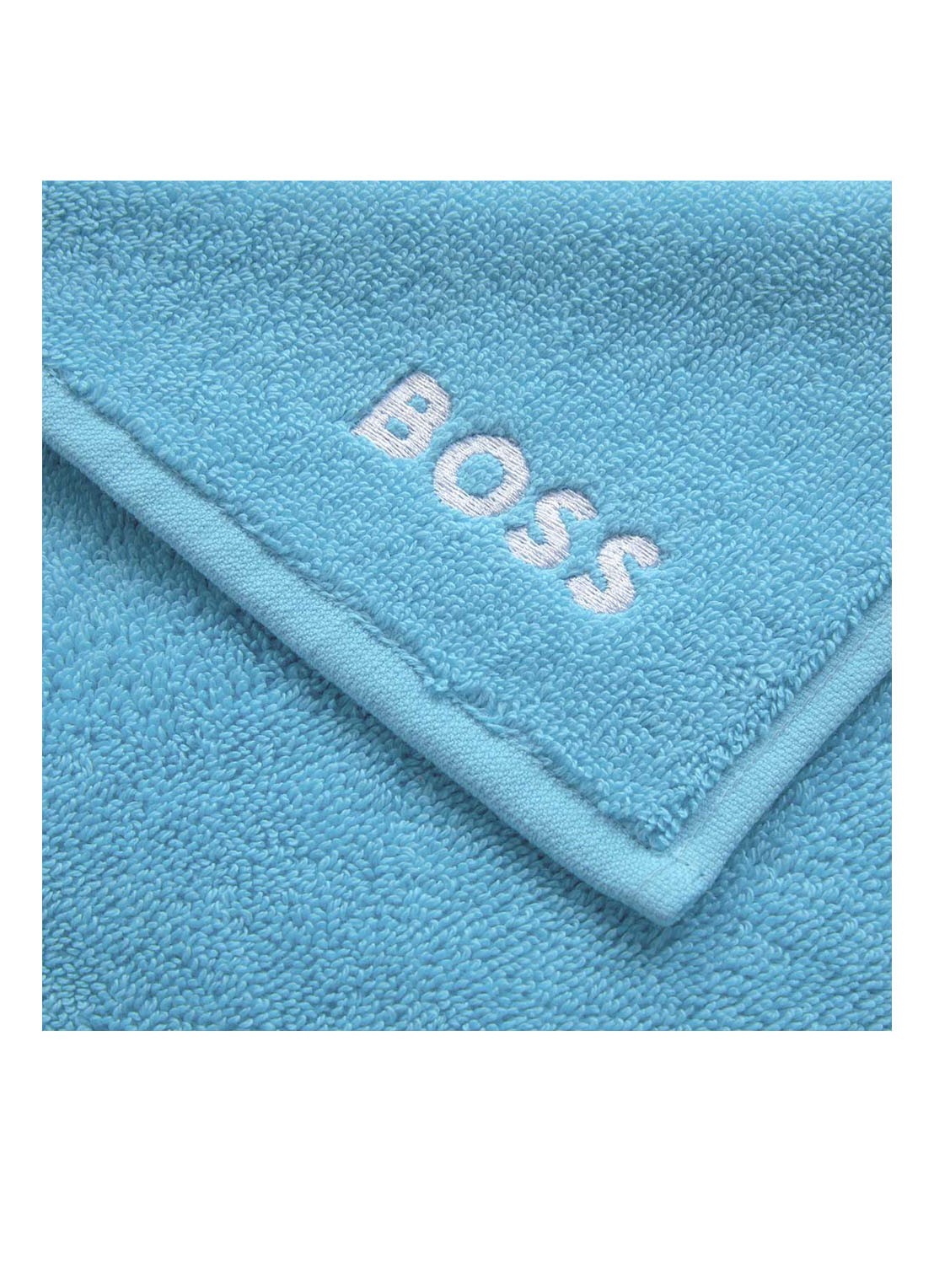 BOSS Gastendoek - 600 gr/m2 - 30 x 30 cm - detail aquablauw