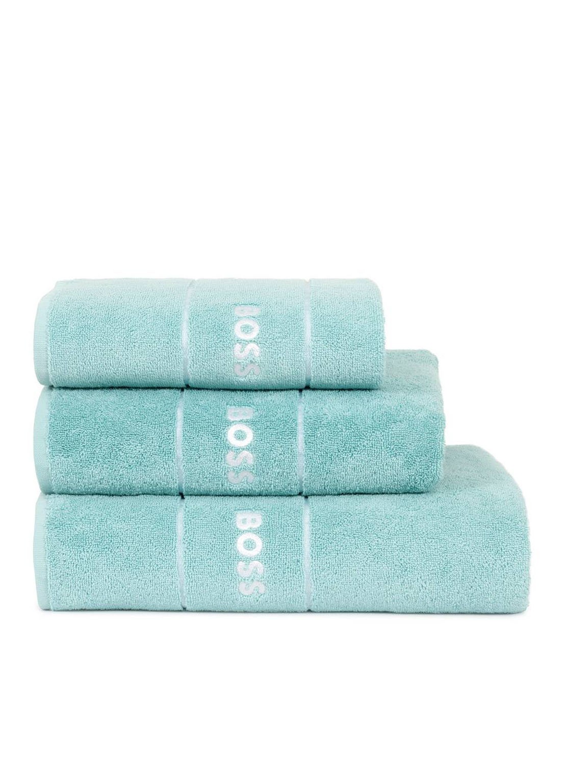 BOSS Gastendoek - 600 gr/m2 - 30 x 30 cm - detail 3 turquoise