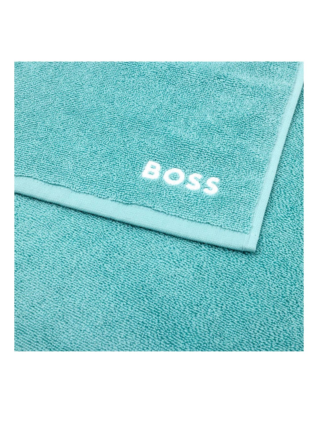 BOSS Gastendoek - 600 gr/m2 - 30 x 30 cm - voorkant 2 turquoise