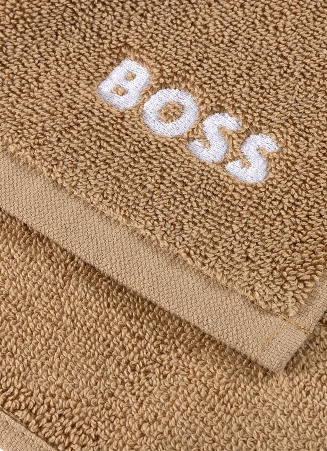 BOSS Gastendoek - 600 gr/m2 - 30 x 30 cm - voorkant 2 bruin