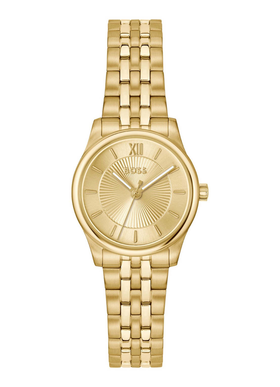 BOSS Graceful Mina horloge HB1502843 - voorkant goud