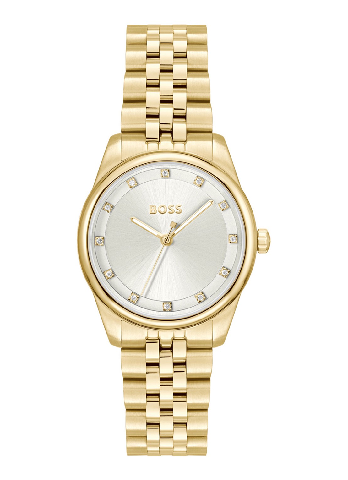 BOSS Graceful Precious horloge HB1502810 - voorkant goud