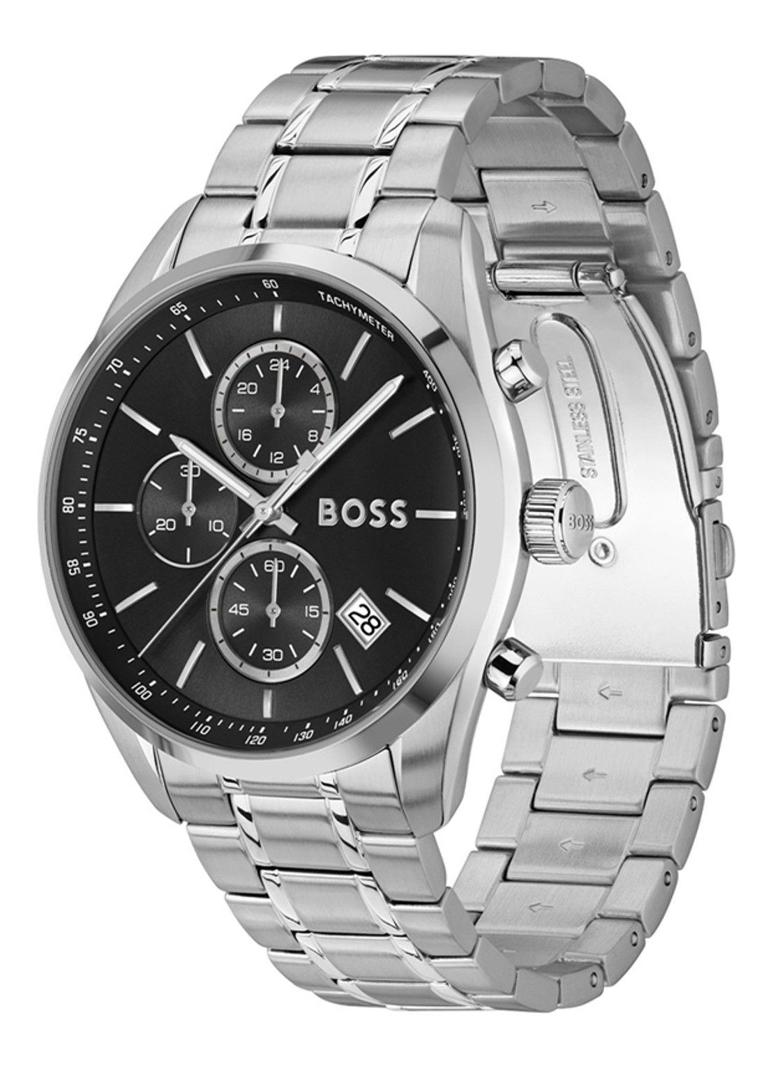BOSS Grand Prix horloge HB1514251  - detail 3 zilver