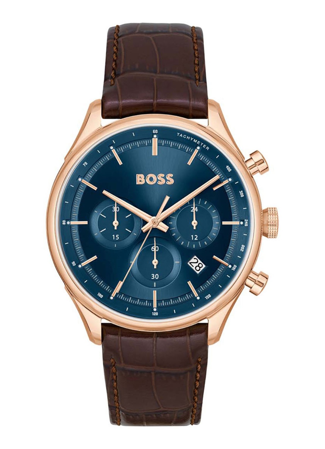 BOSS Gregor horloge HB1514050 - voorkant roségoud
