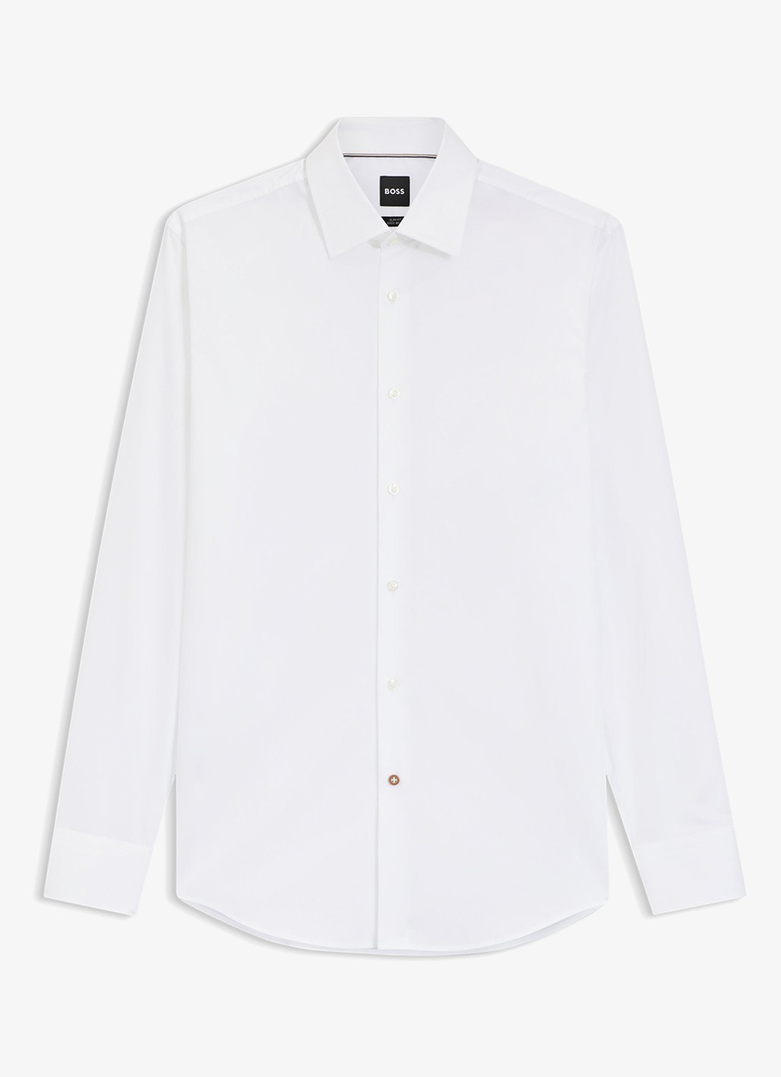 BOSS H-Hank-Kent slim fit overhemd - voorkant 5 wit