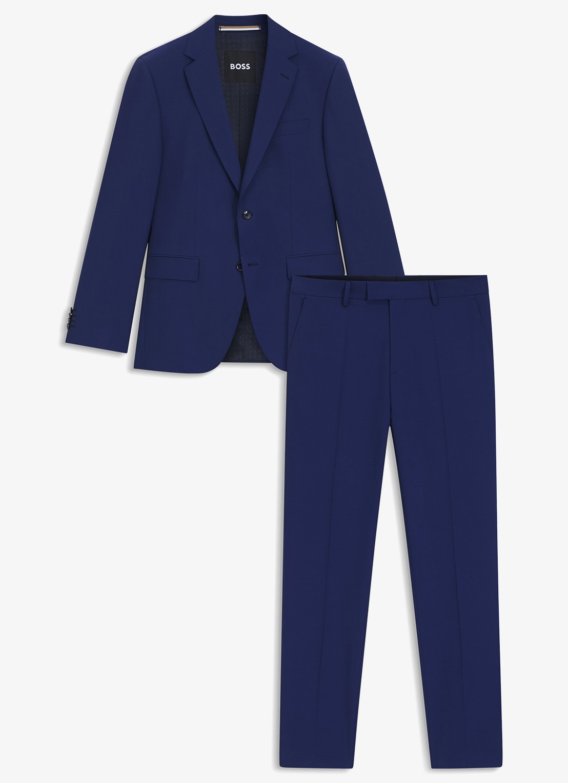 BOSS H-Jeckson regular fit 2-delig pak in scheerwolblend - voorkant donkerblauw