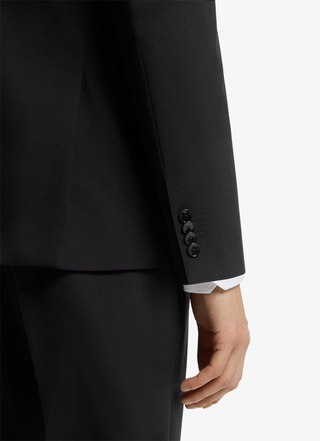 BOSS H-Jeckson regular fit 2-delig pak in scheerwolblend - detail 5 zwart