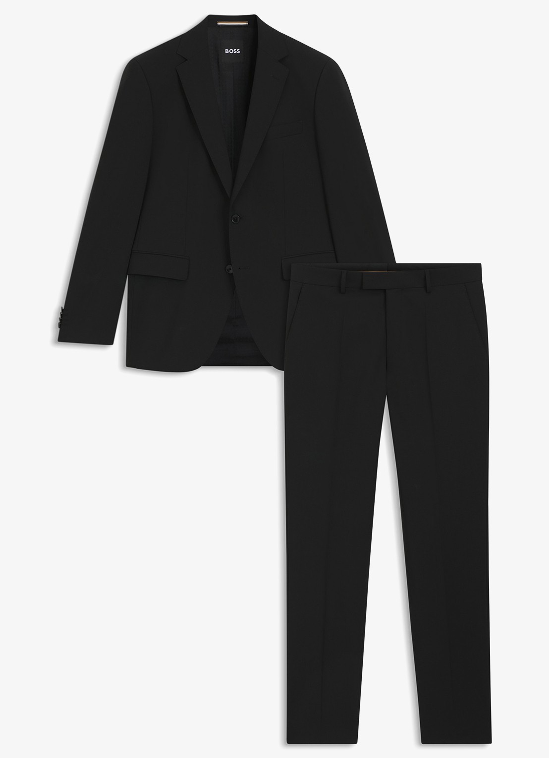 BOSS H-Jeckson regular fit 2-delig pak in scheerwolblend - voorkant 7 zwart