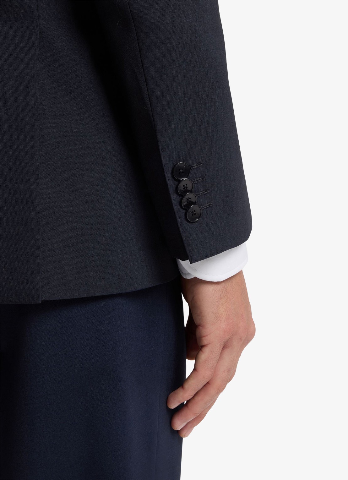 BOSS H-Jeckson regular fit 2-delig pak in scheerwolblend - detail 6 donkerblauw