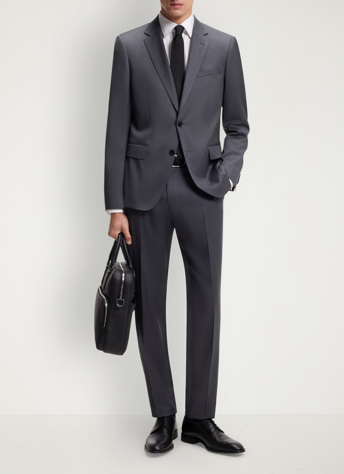 BOSS H-Joe-Kent regular fit overhemd - voorkant 2 wit