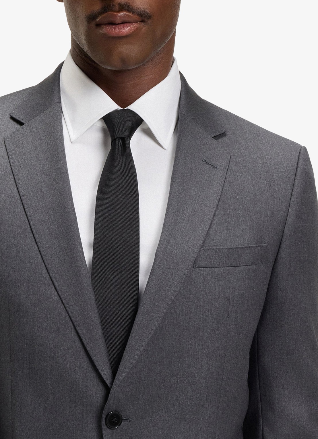 BOSS H-TIE 6 CM 10208814 01  001 - detail 3 zwart