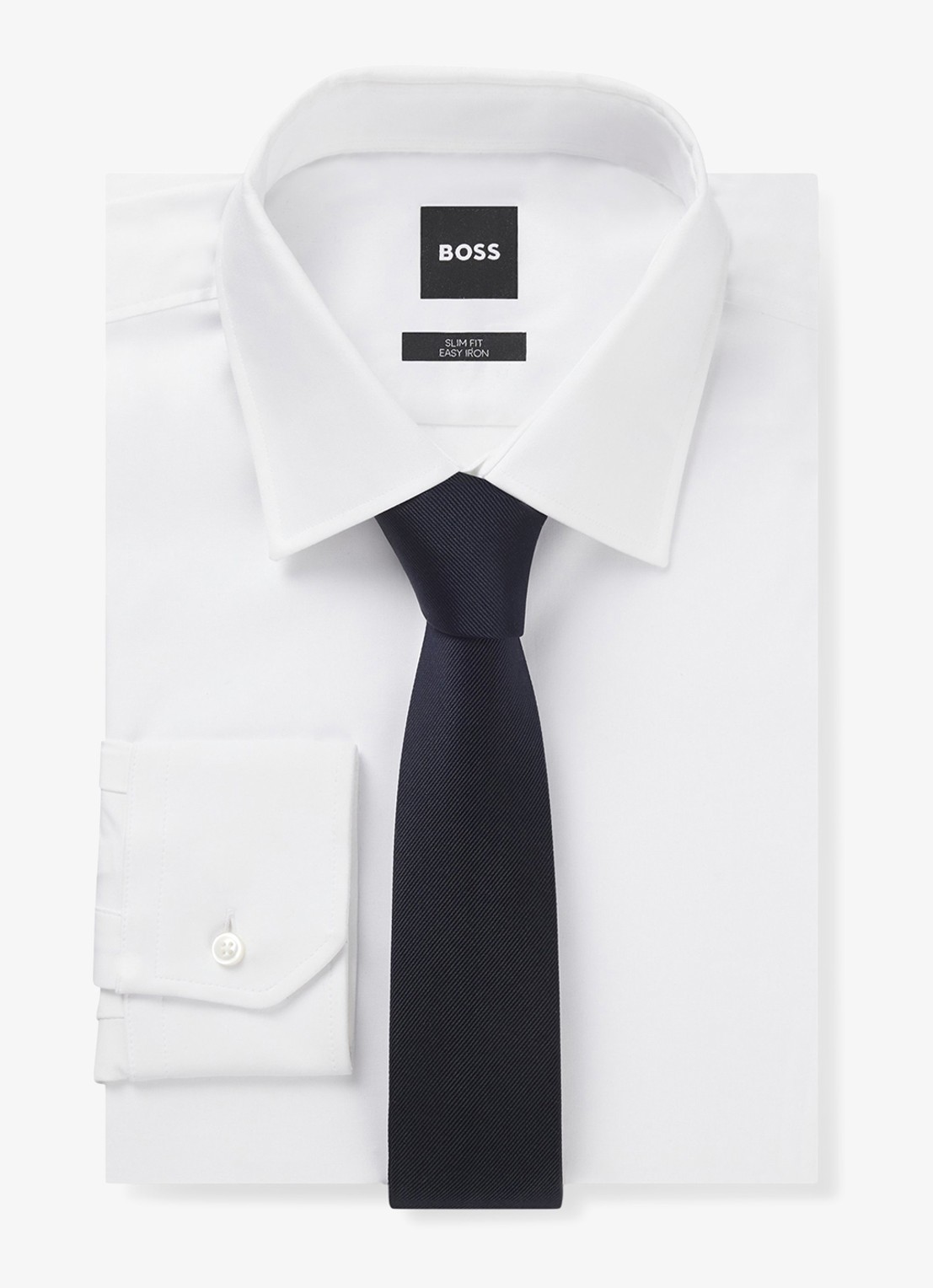 BOSS H-TIE 6 CM 10208814 01  001 - detail 3 donkerblauw