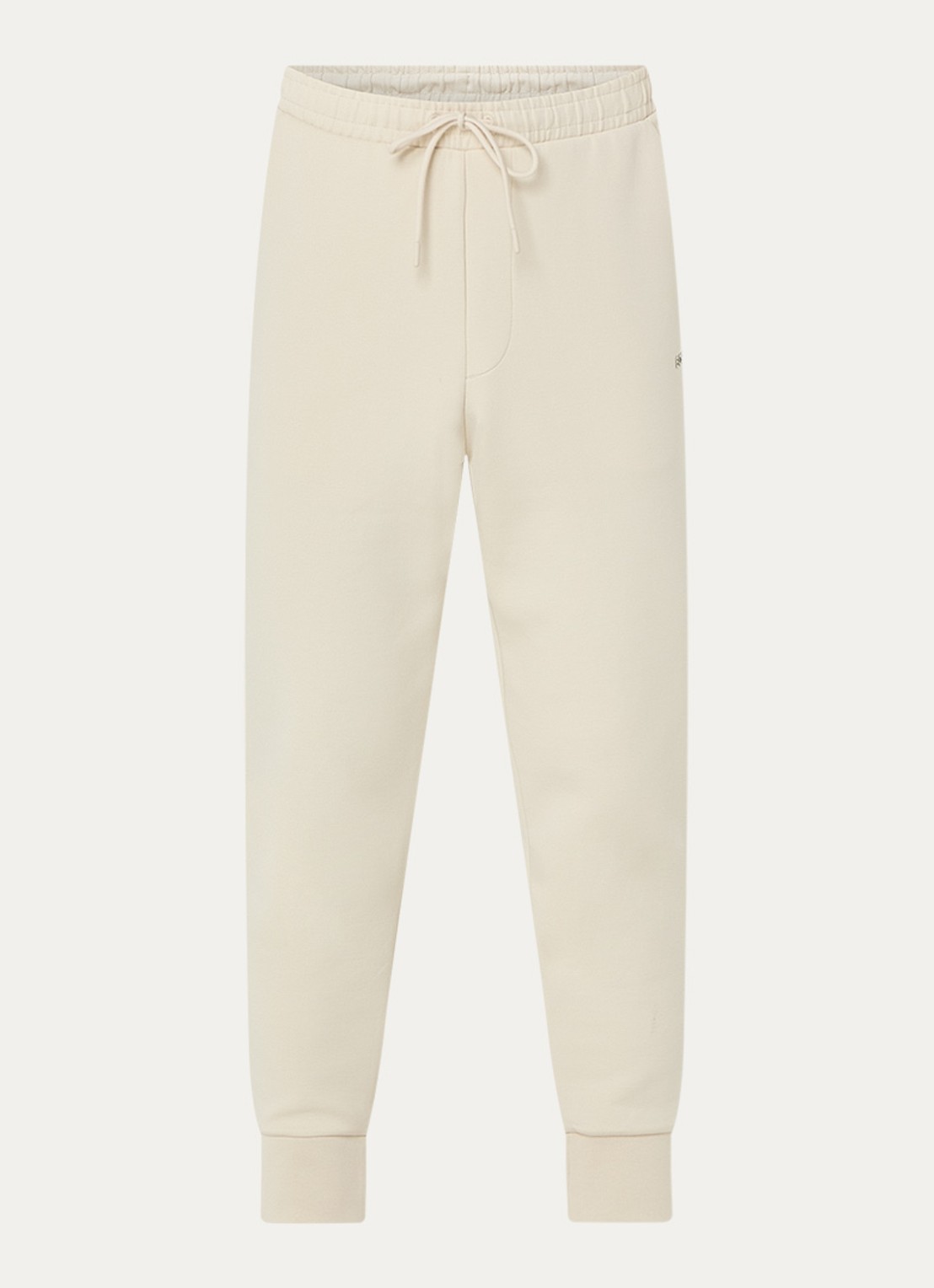 BOSS Hadiko tapered fit joggingbroek met steekzakken - voorkant 9 gebroken wit