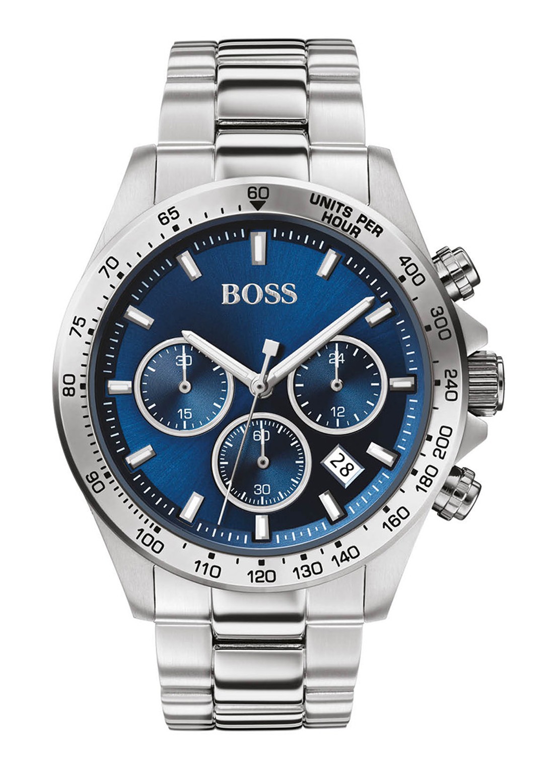 BOSS Hero horloge HB1513755 - voorkant 4 zilver
