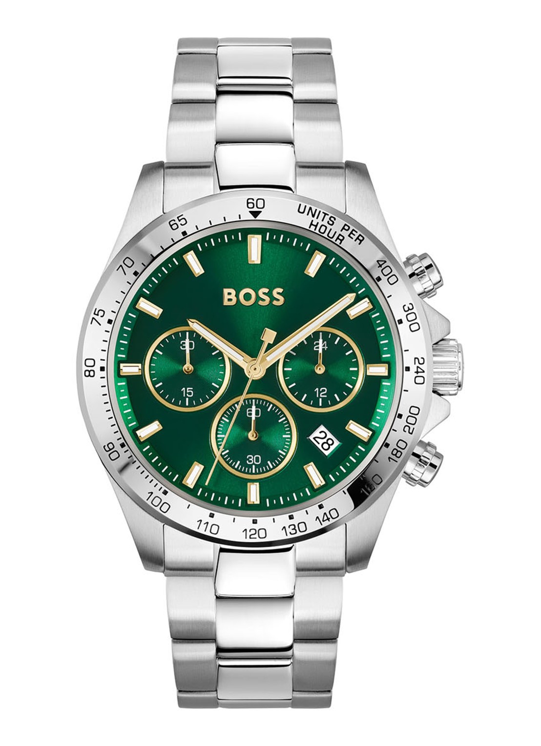 BOSS Hero horloge HB1514217  - voorkant zilver