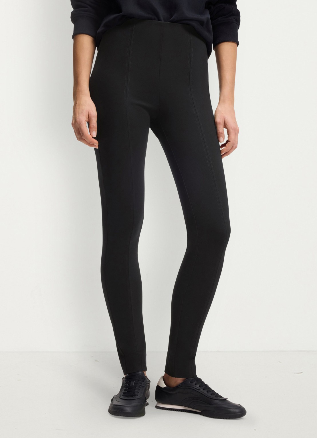 BOSS High waist skinny fit broek - detail 3 zwart