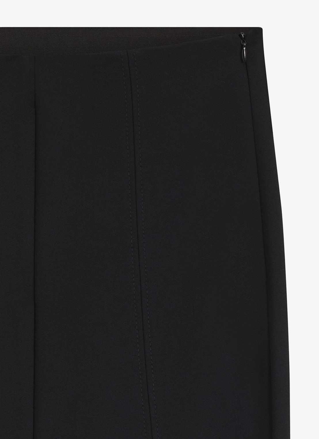 BOSS High waist skinny fit broek - detail 5 zwart