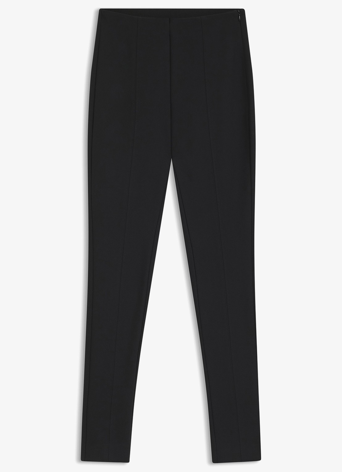 BOSS High waist skinny fit broek - voorkant zwart