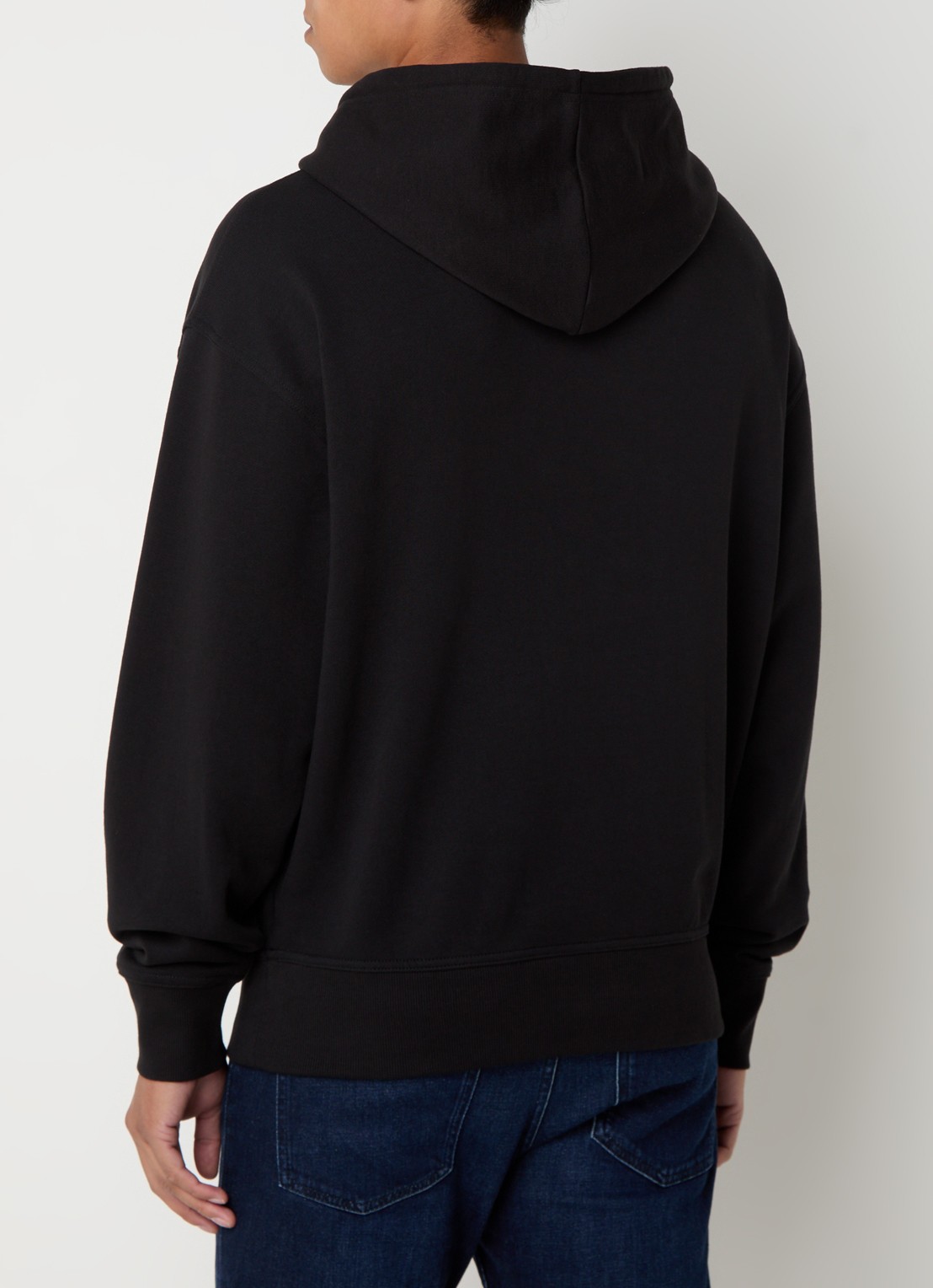 BOSS Hoodie met logo - achterkant 3 zwart