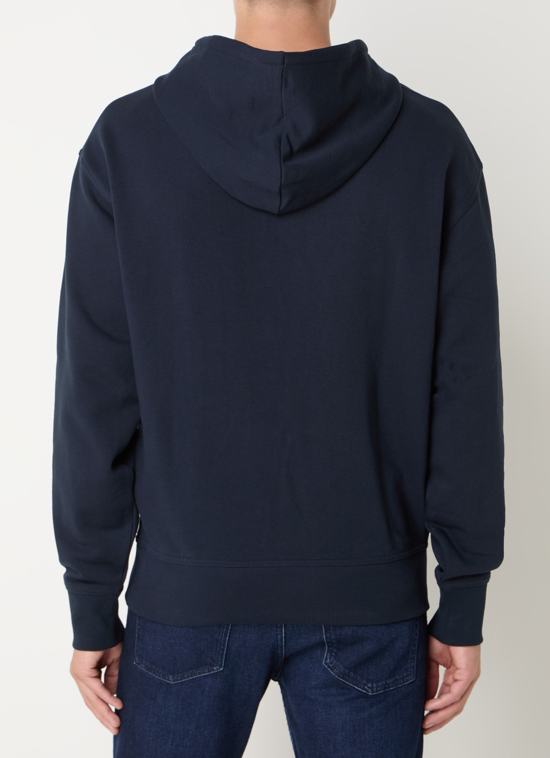 BOSS Hoodie met logo - achterkant 2 donkerblauw