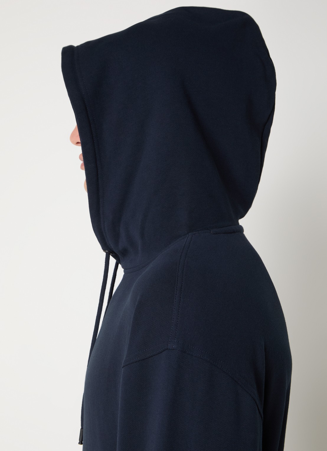 BOSS Hoodie met logo - detail 9 donkerblauw